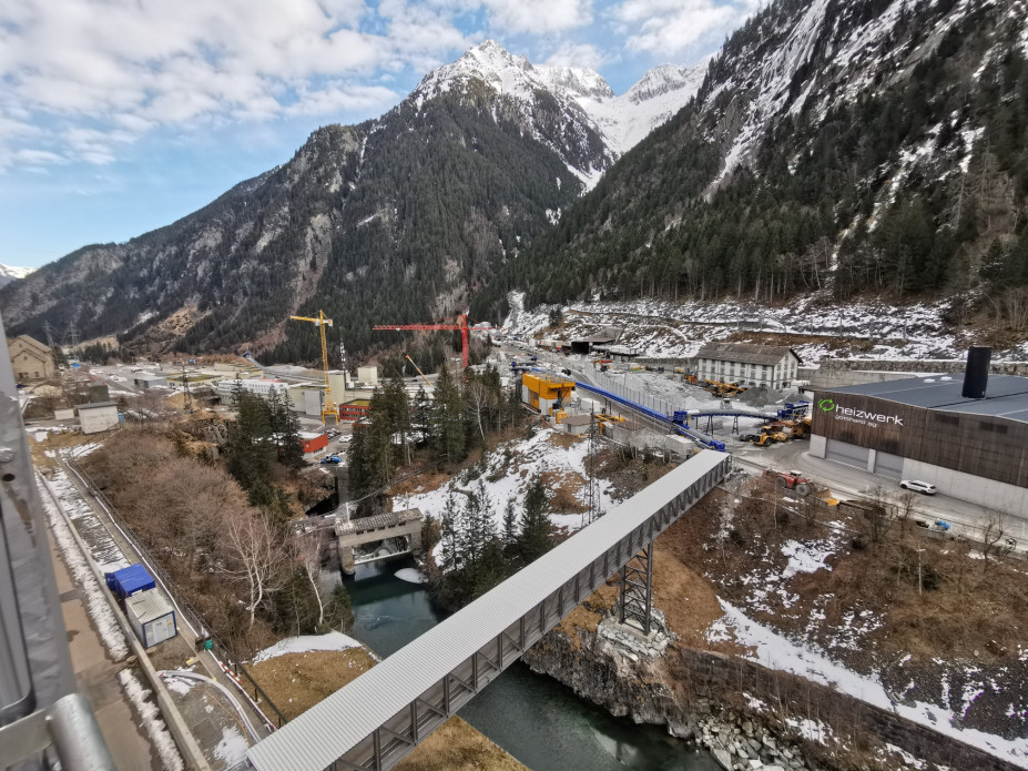 Material- bewirtschaftung für den zweiten Gotthard-Strassentunnel